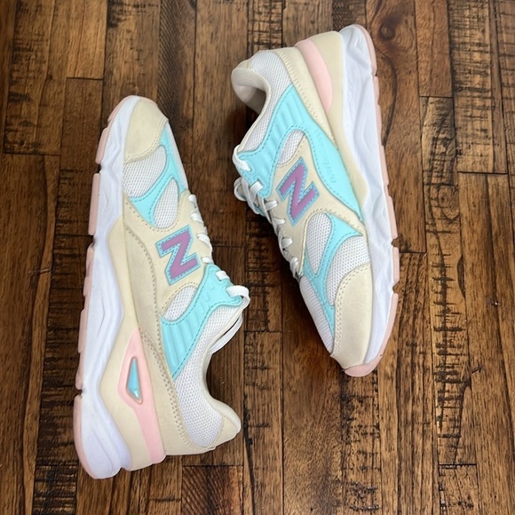 New Balance X90 athletic shoes sneakers cotton candy colors US 8 womens - Picture 10 of 16
